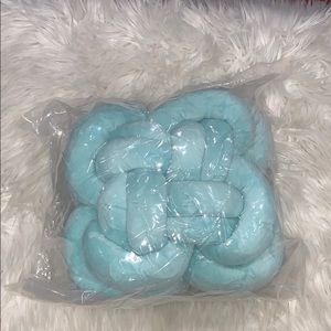 Mint Green Knot Pillow